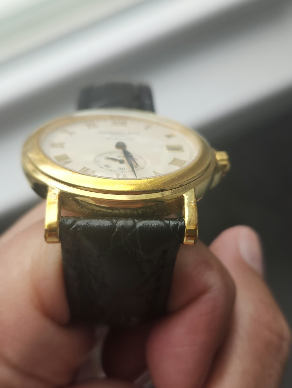 Raymond Weil Tradition Rare Vintage 18k Gold Plated Automatic 2835 - Picture 7 of 7